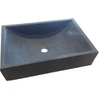 Sanilux Waskom nature box natuursteen 50x35x12 cm