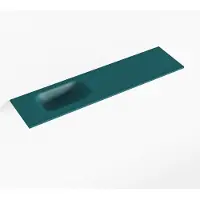 Mondiaz EDEN Smag solid surface inleg wastafel voor toiletmeubel 90cm. Positie wasbak links