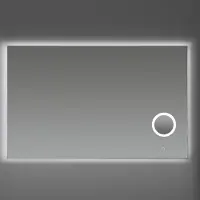 Sanilux Badkamerspiegel met spiegelverwarming dimbare led-verlichting en make-up spiegel 120x70x2,5 cm