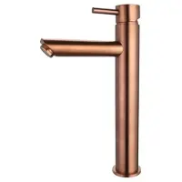 Sanilux Wastafelmengkraan opbouw hoog 12.5x29.6 cm brons geborstel