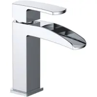 Sanilux Waterval wastafelkraan rambo chroom