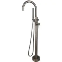 Sanilux Vrijstaand badmengkraan rond gunmetal