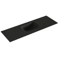 Mondiaz LEX Urban solid surface inleg wastafel voor toiletmeubel 90cm. Positie wasbak midden