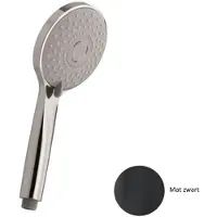 Sanimex Handdouche giulini 3-standen ø 11.2 cm mat zwart