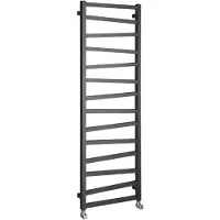 Sapho Designradiator zig recht 50x157.2 cm 582w antraciet