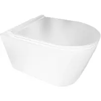 Boss & Wessing Wandcloset bws plana 50x35x36.5 cm keramiek rimless mat wit