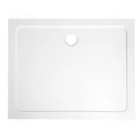 Aqualine Tecmi Kunstmarmeren douchebak 100x70x3cm