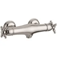 Sanimex Douchekraan Opbouw Giulini Thermostatisch Kruisgreep HoH 15cm Chroom