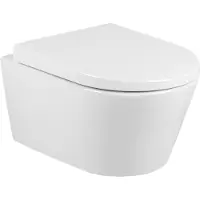 Sanindusa wandtoilet urb.y | randloos | keramiek | diepspoel | exclusief zitting | wit