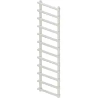 Boss & Wessing Designradiator bws tubi handdoekrek 175x60 cm zij-onderaansluiting mat wit