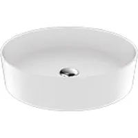 Boss & Wessing Waskom bws loop opbouw wastafel rond 45 cm mat wit