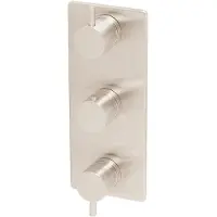 Boss & Wessing BWS Afbouwdeel Douche Thermostaat 3Weg RVS Look