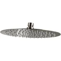 Sanilux Hoofddouche mia rond ultra thin 25 cm gunmetal
