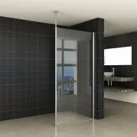 Boss & Wessing Douchewand bws apollo met verticale stabilisatiestang 90x200 cm nano coating