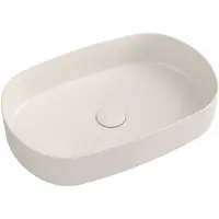 Sapho Wastafel Infinity 55x36 cm Mat Ivoor