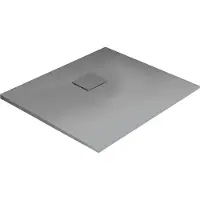 Boss & Wessing Douchebak bws naxos smc 90x90 cm stone-look mat grijs