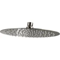 Sanilux Hoofddouche mia rond ultra thin 30 cm geborsteld gunmetal