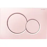 Geberit Bedieningsplaat sigma by frontbediening mat roze