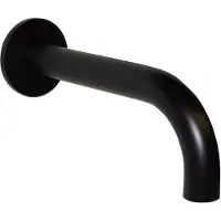 Boss & Wessing Bws uitloop inbouw rond 20 cm mat zwart