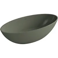 Best design Vrijstaand Ligbad Just Solid 180x85x52 cm Army Green