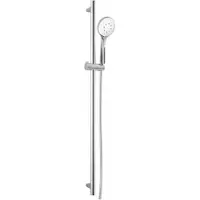 Boss & Wessing Glijstangset bws living spa slide s 90 cm met handdouche en doucheslang chroom