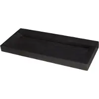 Forzalaqua Wastafel Stockholm Hardsteen Gezoet Zonder Kraangat 100,5x51,5x9,5 cm