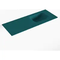 Mondiaz LEX Smag solid surface inleg wastafel voor toiletmeubel 80cm. Positie wasbak rechts