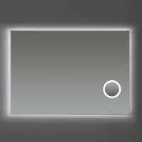 Sanilux Badkamerspiegel met spiegelverwarming dimbare led-verlichting en make-up spiegel 100x70x2,5 cm