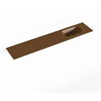 Mondiaz eden rust solid surface inleg wastafel voor toiletmeubel 110 cm. Positie wasbak rechts