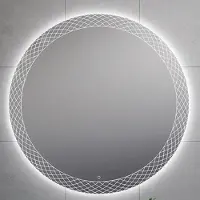 Boss & Wessing Badkamerspiegel bws madri rond led verlichting condensvrij 120 cm