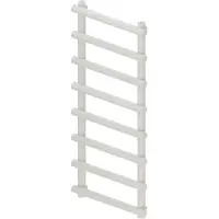 Boss & Wessing Designradiator bws tubi handdoekrek 115x60 cm zij-onderaansluiting mat wit