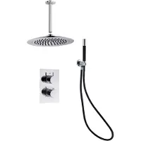 Boss & Wessing Inbouw regendouche set bws talpa pro met plafondarm en staaf handdouche 20 cm