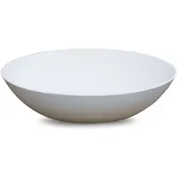 Luca Waskom sanitair ovaal 57x40x14 cm solid surface 8 mm dik mat wit