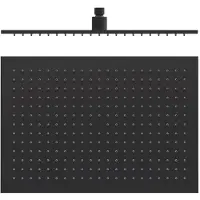 Tres Hoofddouche Plafonduitloop 45x31.5 cm Mat Zwart