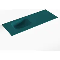 Mondiaz LEX Smag solid surface inleg wastafel voor toiletmeubel 80cm. Positie wasbak links