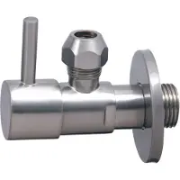 Boss & Wessing Hoekstopkraan bws yakarta 1/2x3/8 of knel 10 mm geborsteld staal