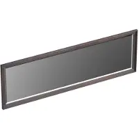 Forzalaqua Spiegel Reno 160x2x50 Cm Eiken Charcoal