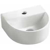 Boss & Wessing Bws keramische fontein halfrond wit 30x25 cm