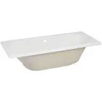 Boss & Wessing Bws inbouw duo ligbad pluto acryl 170x70x43 cm glans wit