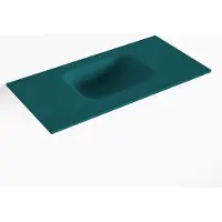 Mondiaz LEX Smag solid surface inleg wastafel voor toiletmeubel 60cm. Positie wasbak midden