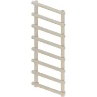 Boss & Wessing Designradiator BWS Tubi Handdoekrek 115x60 cm Zij-Onderaansluiting Mat Cappuccino
