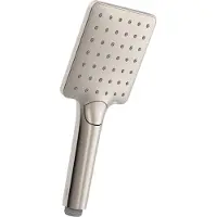 Tres Handdouche massage eco-drop 3-standen 9.6x5.5x24.2 cm vierkant staal