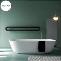 Instamat Designradiator Tubone-H 21x170x14cm Incl. Aansluitset Wit