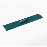 Mondiaz EDEN Smag solid surface inleg wastafel voor toiletmeubel 110cm. Positie wasbak midden