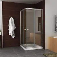 Boss & Wessing Bws eco hoekinstap douchecabine 80x80x190 cm 5mm helder glas