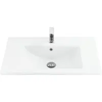 Sanicare Wastafel q7 keramiek 75x45 cm wit