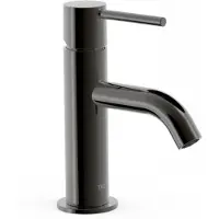 Tres Wastafelmengkraan study exclusive 17,5 cm hendel rond metallic zwart