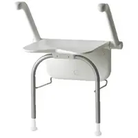 Etac Douchezitting relax met armsteunen en steunpoten 39x45 cm kunststof wit