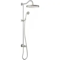 Tres Regendoucheset opbouw clasic incl. Handdouche rvs