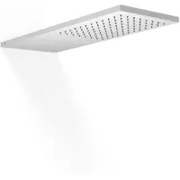 Tres Hoofddouche Wand met 21x55 cm Mat Wit